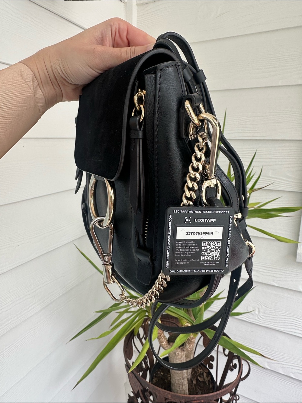 CHLOÉ Faye Mini Backpack - Picture 3 of 8